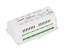 INTELLIGENT ARLIGHT Сплиттер SMART-DMX512-306-72-DIN (12-48V, 2-in, 6-out, RS-485) (IARL, IP20 Металл, 5 лет)