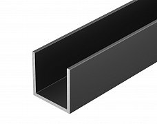 Профиль П-образный TECH-2020-3000 BLACK (Arlight, Алюминий)