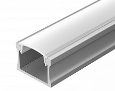 Профиль с экраном ALU-WIDE-H15-2000 ANOD+FROST (Arlight, Алюминий)