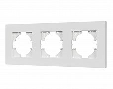 Рамка пластиковая FRM-PERIO-PL-3-WH (Arlight, -)