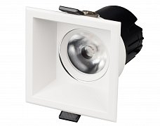 Светильник MS-FLOW-BUILT-S85x85-6W Day4000 (WH, 15 deg, 230V) (Arlight, IP20 Металл, 5 лет)
