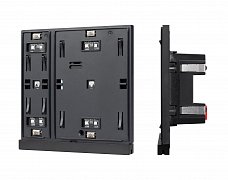 INTELLIGENT ARLIGHT Механизм панели KNX-302-22-IN Black (Bus) (IARL, IP20 Пластик, 2 года)