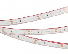 Светодиодная лента RTW 2-5000PGS 12V Red (3528, 300 LED, LUX) (Arlight, 4.8 Вт/м, IP67)