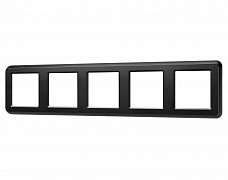 Рамка пластиковая FRM-VERSA-PL-5-BK (Arlight, -)