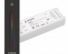 INTELLIGENT ARLIGHT Диммер SMART-SET-PWM-104-52-RGB-SUF White (12-24V, 3x4A, ПДУ LINE, 2.4G) (IARL, Контроллер)