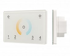 Панель Sens SMART-P81-MIX White (230V, 4 зоны, 2.4G) (Arlight, IP20 Пластик, 5 лет)
