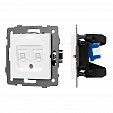 Механизм компьютерной розетки двойной SCT-MPC2-PL-WH-V (RJ-45, CAT6) (Arlight, -)