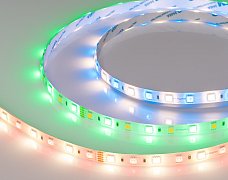 Светодиодная лента RTW-SE-B60-10mm 24V RGBW-Warm (14.4 W/m, IP65, 5m) (Arlight, Открытый)