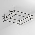 Основание ART-APRIORI-QUADRAT-2-ROD-400-2000x2000 (BK) (Arlight, IP20 Металл, 3 года)