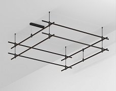 Основание ART-APRIORI-QUADRAT-2-ROD-400-2000x2000 (BK) (Arlight, IP20 Металл, 3 года)