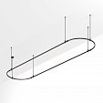 Основание ART-APRIORI-OVAL-ROD-800-4000x1000 (BK) (Arlight, IP20 Металл, 3 года)