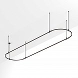 Основание ART-APRIORI-OVAL-ROD-800-4000x1000 (BK) (Arlight, IP20 Металл, 3 года)