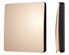 INTELLIGENT ARLIGHT Кнопочная панель KINETIC-801-22-1G-WP-SUF Gold (No battery, IP67, 433Mhz) (IARL, IP67 Пластик, 3 года)