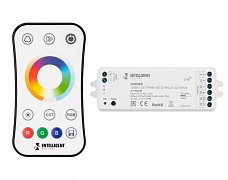 INTELLIGENT ARLIGHT Диммер SMART-SET-PWM-105-52-MULTI-SUF White (12-24V, 5x3A, ПДУ RING 10кн, 2.4G) (IARL, Контроллер)