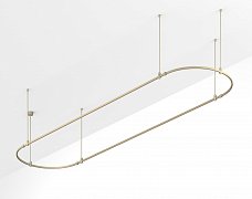 Основание ART-APRIORI-OVAL-ROD-800-4000x1000 (OG) (Arlight, IP20 Металл, 3 года)