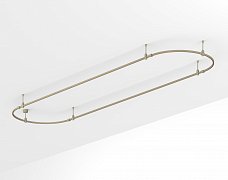 Основание ART-APRIORI-OVAL-ROD-200-4000x1000 (OG) (Arlight, IP20 Металл, 3 года)