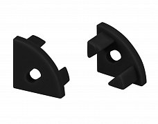 Заглушка SL-KANT-H11 BLACK c отверстием (Arlight, Пластик)