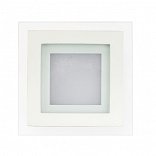Светодиодная панель CL-S100x100EE 6W White (Arlight, Металл)