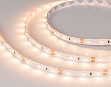 Светодиодная лента RT-A60-8mm 12V Warm3000 CRI98 (7.2 W/m, IP20, 2835, 5m) (Arlight, Открытый)