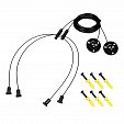 Подвес LINE-6070 2x4m Set BLACK (Pad 9x2mm) (Arlight, Металл)