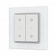 INTELLIGENT ARLIGHT Кнопочная панель SMART-RF-801-22-MULTI белая, квадрат. (3V, стекло, 2.4G) (IARL, IP20 Пластик, 5 лет)