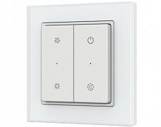 INTELLIGENT ARLIGHT Кнопочная панель SMART-RF-801-22-MULTI белая, квадрат. (3V, стекло, 2.4G) (IARL, IP20 Пластик, 5 лет)