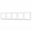 Рамка пластиковая FRM-VERSA-PL-5-WH (Arlight, -)