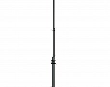 Опора фланцевая OXOR-OT3-DE-D160-L3000 (BK) (Arlight, Сталь)