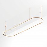 Основание ART-APRIORI-OVAL-ROD-800-4000x1000 (GD) (Arlight, IP20 Металл, 3 года)