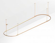 Основание ART-APRIORI-OVAL-ROD-800-4000x1000 (GD) (Arlight, IP20 Металл, 3 года)