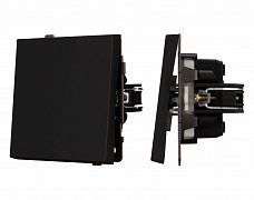 Механизм звонкового выключателя SWT-TENDO-MKR1-SFPL-BK (230V, 10A) (Arlight, Матовый черный)