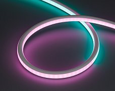 Лента герметичная SPI-WAVE-TOP-G200-18x15mm 12V RGB PX2 (26 W/m, IP54, 5m, wire x1) (Arlight, Вывод прямой, 3 года)