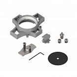 Вывод провода питания для натяжного потолка SPX-CAP-STRETCH-R64-C6.5 (Черный RAL9005) (Arlight, Металл)