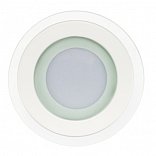 Светодиодная панель CL-R100EE 6W Day White (Arlight, Металл)