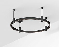 Основание ART-APRIORI-ROUND-ROD-200-R600 (BK) (Arlight, IP20 Металл, 3 года)