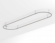 Основание ART-APRIORI-OVAL-ROD-200-4000x1000 (TN) (Arlight, IP20 Металл, 3 года)