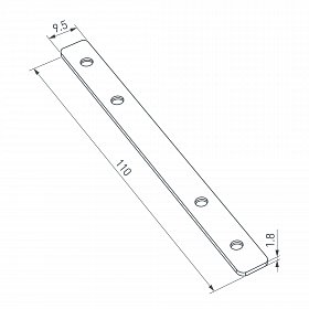 Соединитель профиля SL-COMFORT-2542-180 Set (Arlight, Металл)