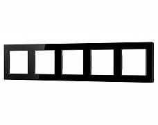 Рамка стеклянная FRM-GLARE-GS-5-BK (Arlight, -)