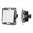 Механизм выключателя трехклавишный непроходной SWT-MK03-PL-WH-V (250V, 10A) (Arlight, -)