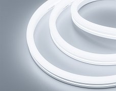 Лента герметичная MOONLIGHT-SIDE-X336-12x24mm 230V White6500 (11 W/m, IP65, 50m, wire x1) (Arlight, Грибовидная форма)