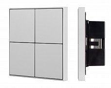 INTELLIGENT ARLIGHT Кнопочная панель KNX-304-23-IN Silver (BUS, Frame) (IARL, IP20 Металл, 2 года)
