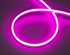 Лента герметичная HALO-SIDE-A168-6x13mm 24V Pink (10 W/m, IP67, 2835, 5m) (Arlight, Силикон)