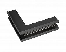 Коннектор угловой MAG-CON-4560-F-L90-EXT (BK, внешний) (Arlight, IP20 Металл, 5 лет)