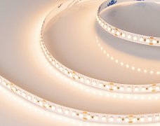Светодиодная лента RT-A180-8mm 24V Warm3000 (14.4 W/m, IP20, 3528, 5m) (Arlight, Открытый)