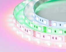Светодиодная лента RT2-5050-60-12V RGB (300 LED) (NormaLED, 13 Вт/м, IP20)
