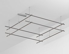 Основание ART-APRIORI-QUADRAT-2-ROD-400-2000x2000 (TN) (Arlight, IP20 Металл, 3 года)