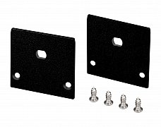 Заглушка LINE-3535-TRAY BLACK с отверстием (Arlight, Алюминий)