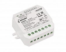 INTELLIGENT ARLIGHT Диммер SMART-DALI-PWM-101-72-1G-IN Белый (12-48V, 1x8A, 0/1-10V, Triac) (IARL, IP20 Пластик, 5 лет)