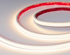 Светодиодная лента герметичная RTW-PS-A240-12mm 48V Warm3000-CX2 (23 W/m, IP67, 10m) (Arlight, CRI>90)