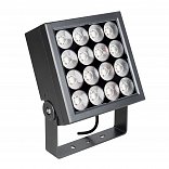 Прожектор KT-BLOCK-S220x220-50W RGBW-Day (Графит, 15 deg, 24V, DMX512) (Arlight, IP66 Металл, 3 года)